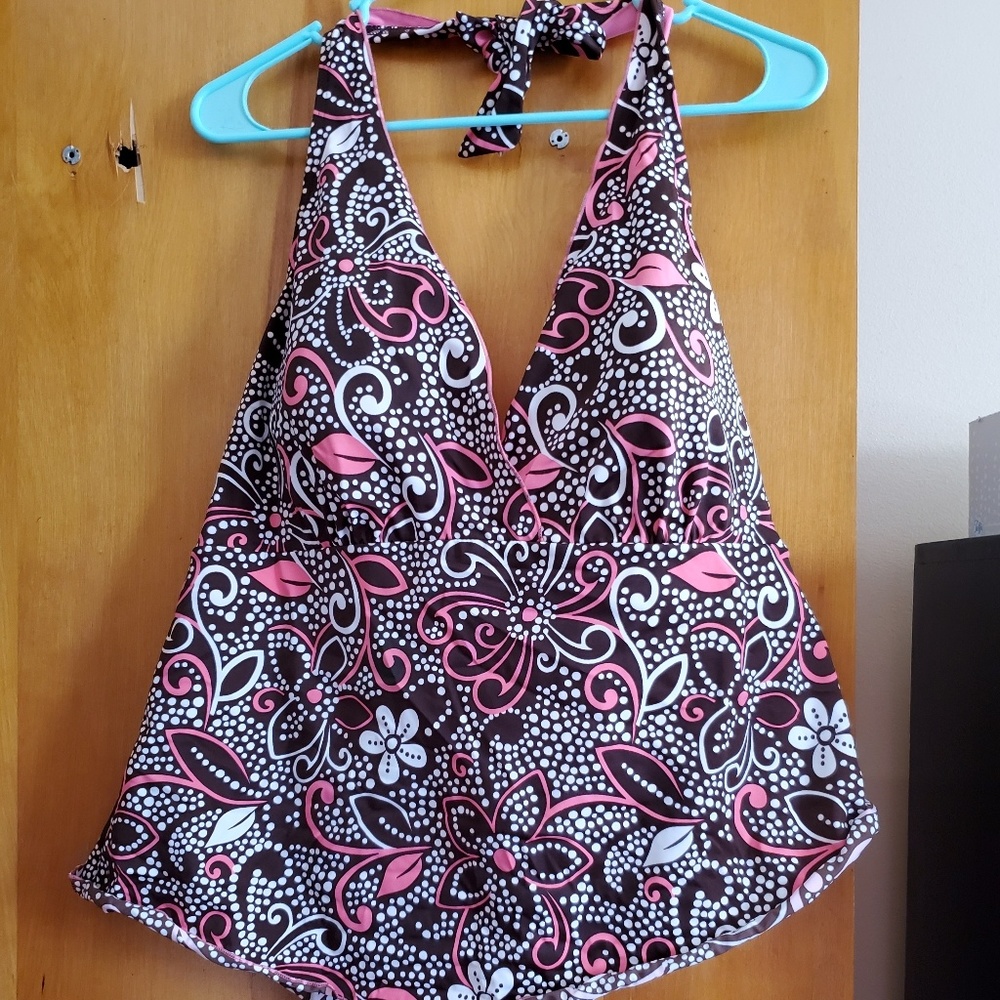 Floral Paisley Tankini Top